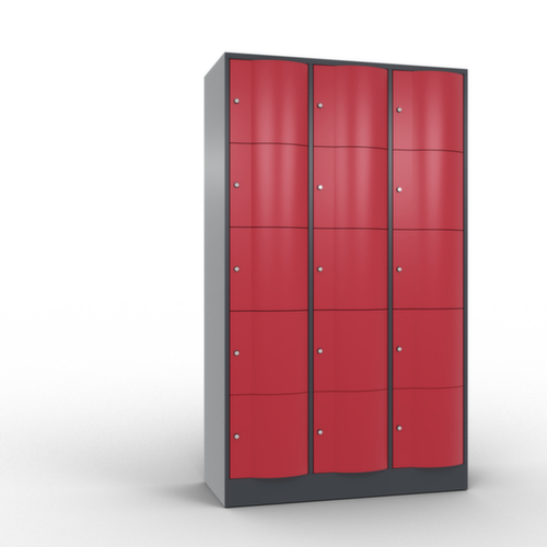 C+P SchlieĂfachschrank Resisto, 15 FĂ€cher