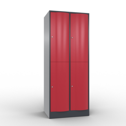 C+P SchlieĂfachschrank Resisto, 4 FĂ€cher