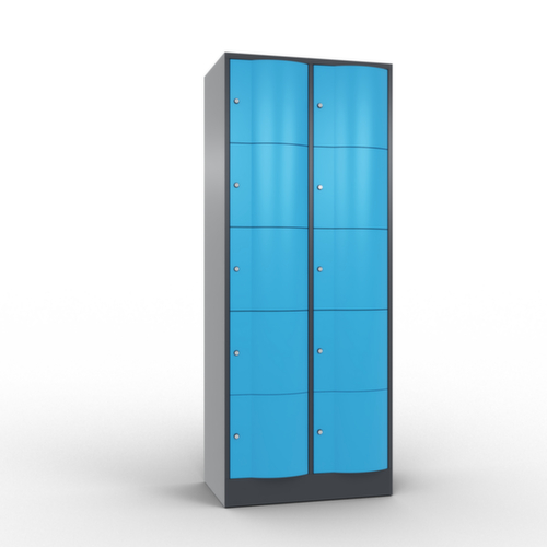 C+P Schließfachschrank Resisto, 10 Fächer