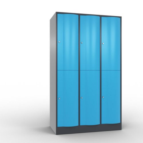 C+P Schließfachschrank Resisto, 6 Fächer