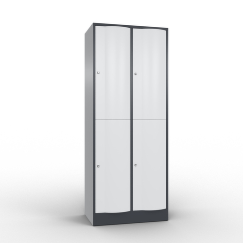 C+P SchlieĂfachschrank Resisto, 4 FĂ€cher