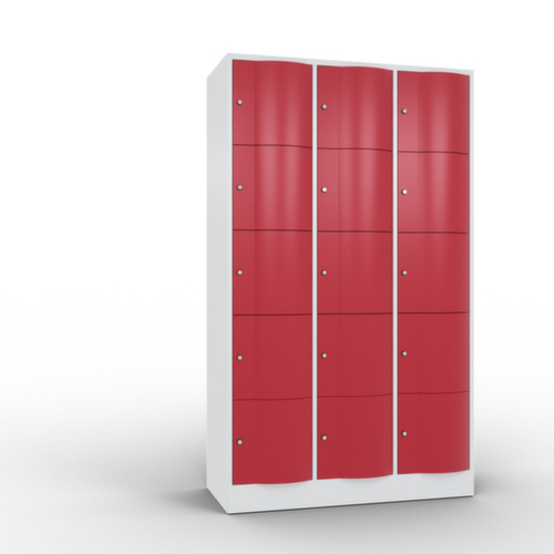 C+P SchlieĂfachschrank Resisto, 15 FĂ€cher