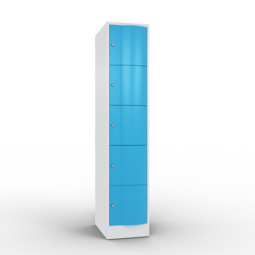 C+P SchlieĂfachschrank Resisto, 5 FĂ€cher