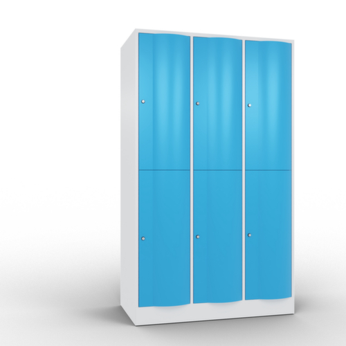 C+P Schließfachschrank Resisto, 6 Fächer