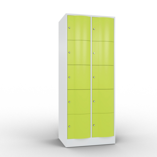 C+P SchlieĂfachschrank Resisto, 10 FĂ€cher