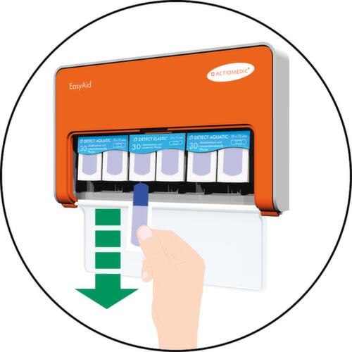 Pflasterspender EasyAid DETECT mit 90 Pflastern, Pflaster detektabel