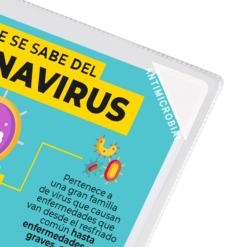 tarifold Antimikrobielle Sichthülle Kang Easy Clic, transparent, DIN A4