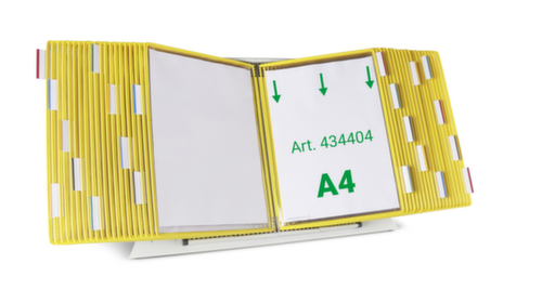 tarifold Tisch-Sichttafelsystem, mit 40 Sichttafeln in DIN A4