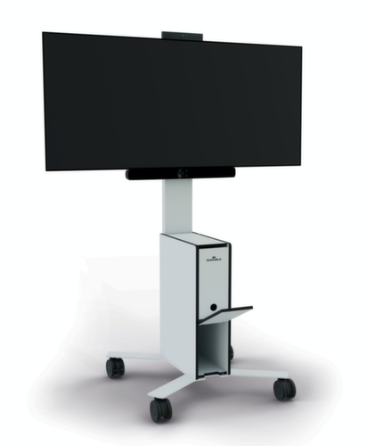 Durable Fahrbarer TV-Tisch COWORKSATION®, Höhe x Breite x Tiefe 1292 x 572 x 574 mm
