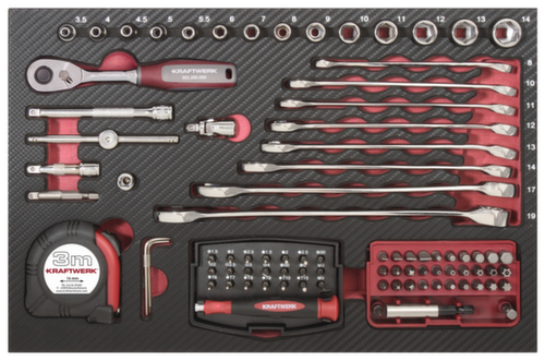 KRAFTWERK® 123-t. Profi-Alu-Werkzeugkoffer KW