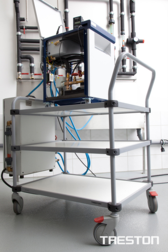 Treston Tischwagen 800x430 mm, Traglast 150 kg, 2 Etagen