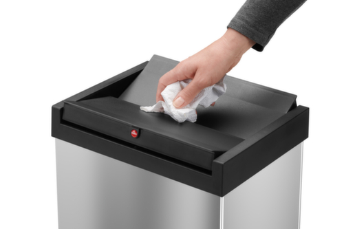 Hailo AbfallbehĂ€lter Big-Box Swing XL mit selbstschlieĂendem Schwingdeckel, 52 l