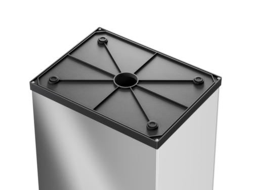 Hailo AbfallbehĂ€lter Big-Box Swing XL mit selbstschlieĂendem Schwingdeckel, 52 l