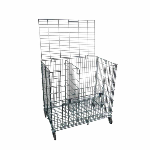 Faltbarer Ballwagen mit seitlicher Ladeklappe, Traglast 150 kg