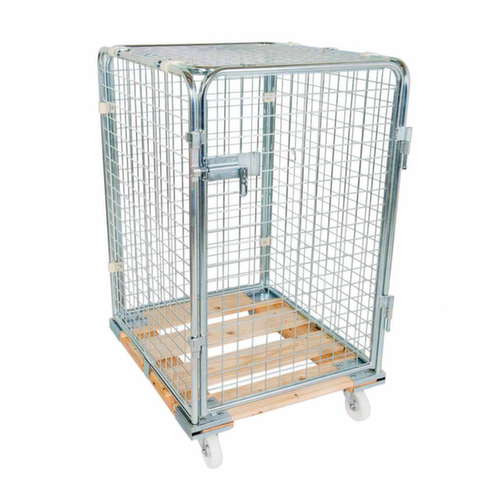 Sicherheitsrollbehälter rolltainer® ADB, Traglast 500 kg, Länge x Breite 815 x 724 mm