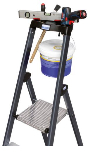 Krause Eloxierte Stufenstehleiter MONTO® SePro S®