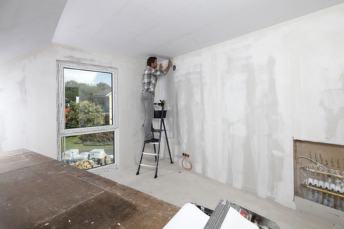 Krause Eloxierte Stufenstehleiter MONTO® SePro S®