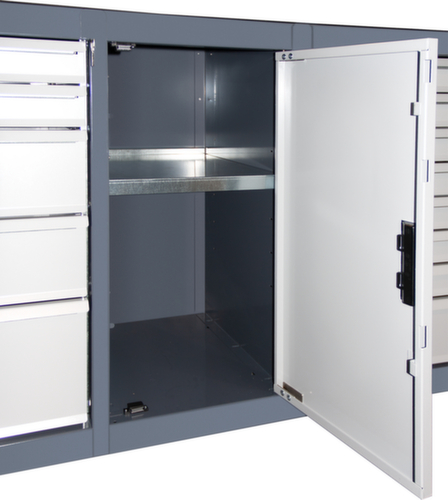 KRAFTWERK® Extra breiter Werkstattwagen BASIC LINE XXL BT1800 inklusive Werkzeug, 13 Schublade(n)