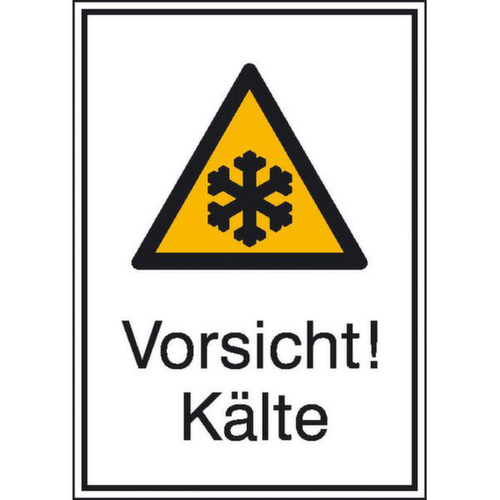 Warnkombischild SafetyMarking® "Vorsicht! Kälte"