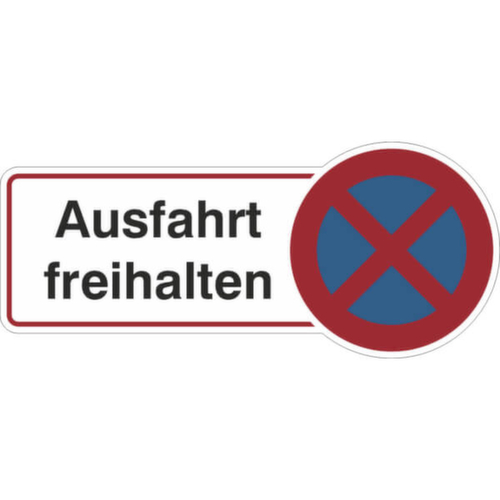 Hinweisschild SafetyMarking®, "Ausfahrt freihalten"