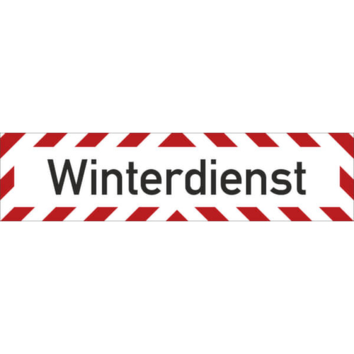 Kfz-Hinweisschild SafetyMarking®, "Winterdienst"