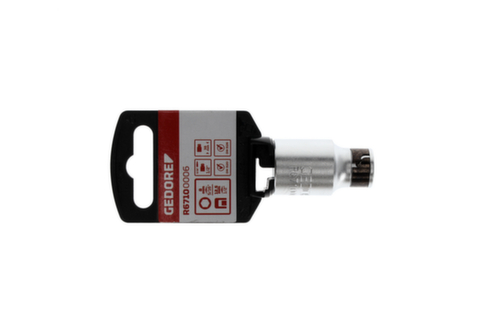 GEDORE R67100006 Bit-Adapter 1/2 4kt x 5/16 6-kant 38 mm