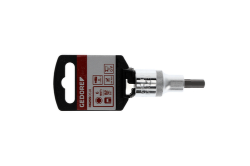 GEDORE R62550610 Schraubendraubereinsatz 1/2" 6 mm LĂ€nge 55 mm