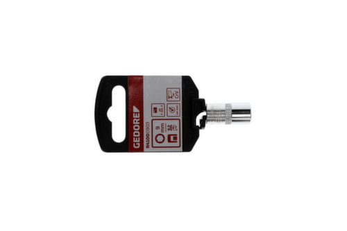 GEDORE R41000903 SteckschlĂŒsseleinsatz 1/4" 6-kant 9 mm LĂ€nge 25 mm