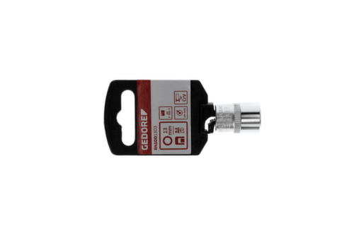 GEDORE R41001303 Steckschlüsseleinsatz 1/4" 6-kant 13 mm Länge 25 mm