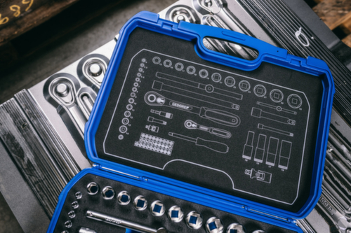 GEDORE 19 BMC 20 Steckschlüssel-Satz 1/4"+1/2"