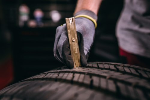 GEDORE R19201000 Reifenprofil-Tiefenmesser Messing