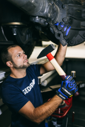 GEDORE 600 H-600 Schlosserhammer ROTBAND-PLUS mit Hickorystiel