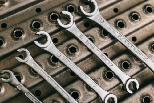 GEDORE 400 9X11 DoppelringschlĂŒssel offen 6-kant 9x11 mm