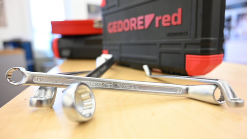 GEDORE R01101213 DoppelringschlĂŒssel SW12x13 mm 215 mm