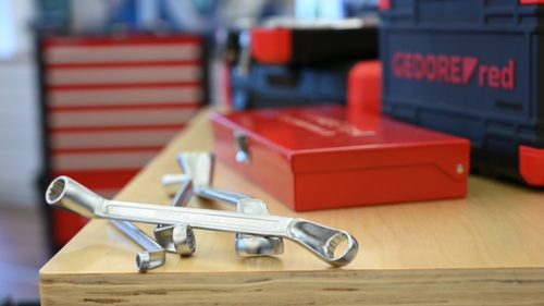 GEDORE R01101213 DoppelringschlĂŒssel SW12x13 mm 215 mm