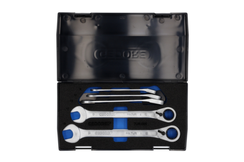 GEDORE 7 UR-005 Satz MaulschlĂŒssel mit Ringratsche