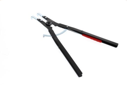 GEDORE 8000 A 61 Montagezange fĂŒr AuĂensicherungsringe gewinkelt 252-400mm