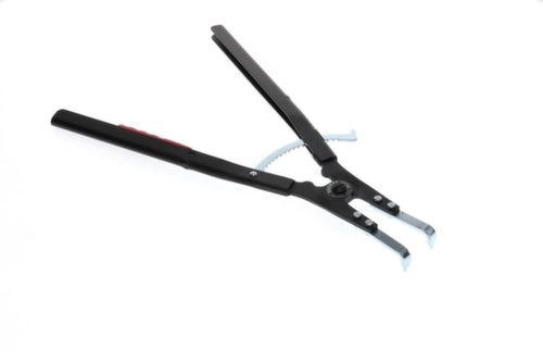 GEDORE 8000 A 61 Montagezange fĂŒr AuĂensicherungsringe gewinkelt 252-400mm