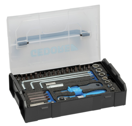 GEDORE 1102-038 Bit-Satz 1/4" FLEX mit Bit-Knarre
