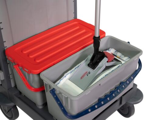 Geschlossener Reinigungswagen VariX - Box, 4x6 l Eimer