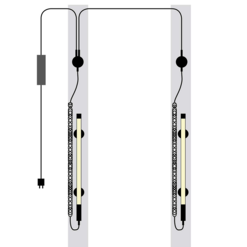 Scangrip Werkstattlampe LINE LIGHT 2 POST