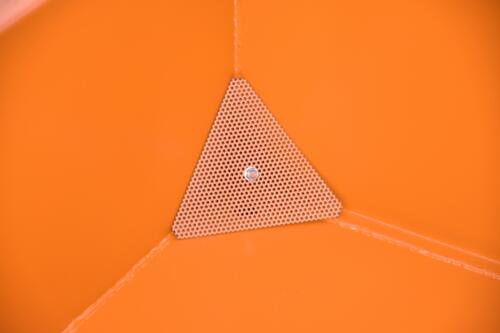 Bauer Niedriger Späne-Kippbehälter mit Abrollmechanik