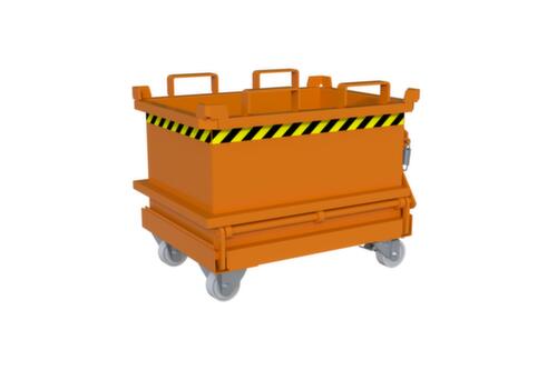 Bauer Mini-Klappbodenbehälter MSB 150 in RAL2000 Gelborange