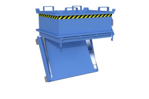 Bauer Mini-Klappbodenbehälter MSB 250 in RAL5012 Lichtblau