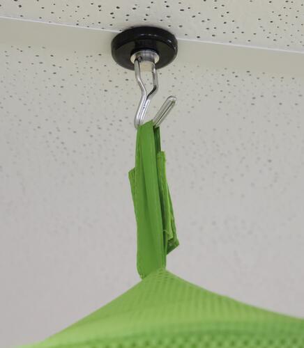 MAUL Hakenmagnet Karussell aus Stahl, weiĂ, Ă 35 mm