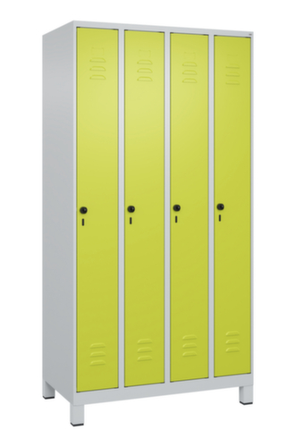 C+P Spind Classic Plus mit 4 Abteilen, Abteilbreite 250 mm