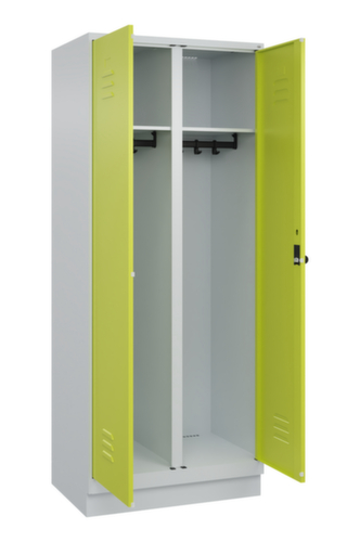 C+P Spind Classic Plus für Schwarz-Weiß-Trennung, Abteilbreite 400 mm