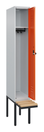 C+P Spind Classic Plus mit Sitzbank, Abteilbreite 300 mm