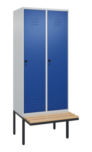 C+P Spind Classic Plus mit Sitzbank, Abteilbreite 400 mm