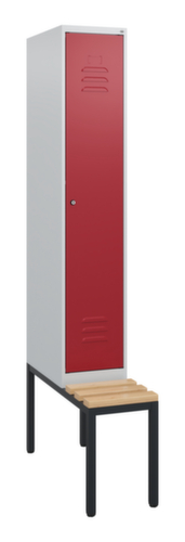 C+P Spind Classic Plus mit Sitzbank, Abteilbreite 300 mm